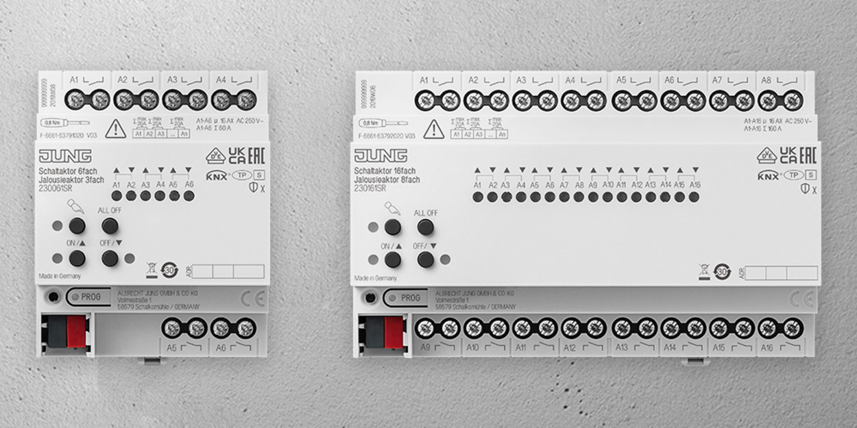 KNX Schalt- und Jalousieaktoren bei Lim Prüftechnik GmbH in Griesheim
