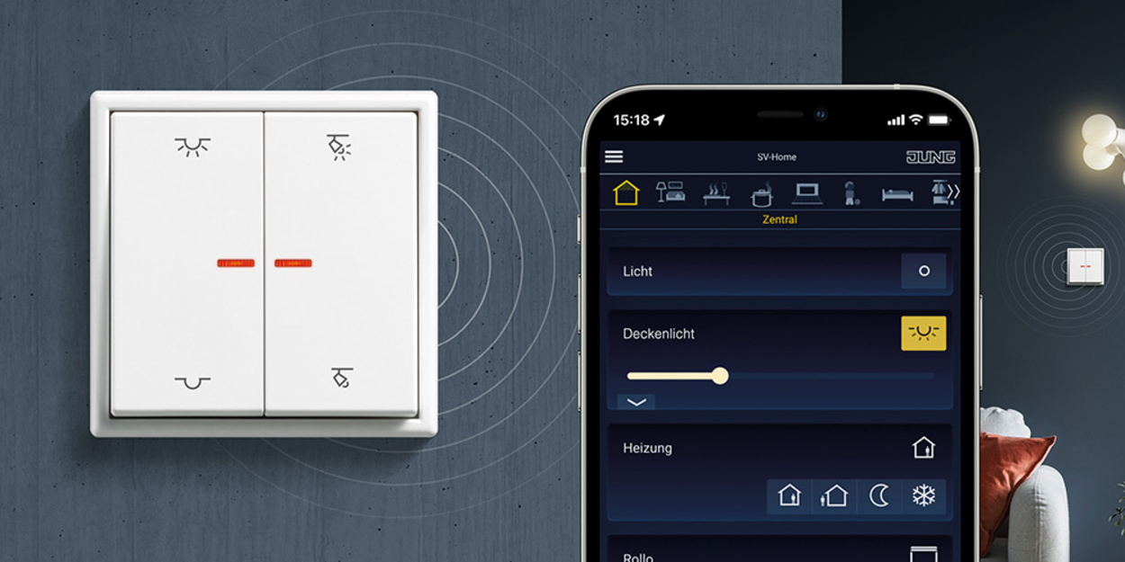 KNX RF Taster bei Lim Prüftechnik GmbH in Griesheim